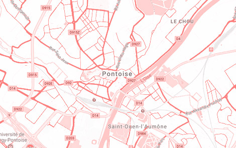 Carte de Pontoise