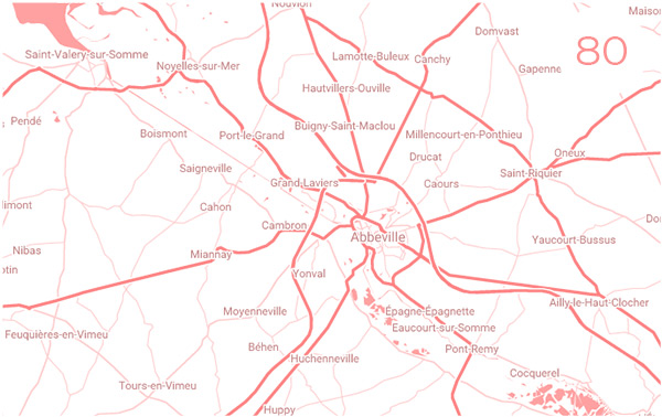 Carte de Abbeville